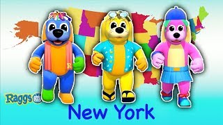 50 States That Rhyme | Nursery Rhymes and Kids Songs | Raggs TV