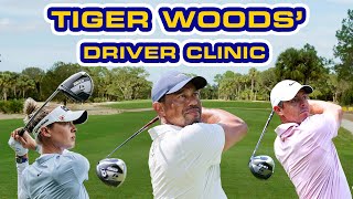 Tiger Woods&#39; Driver Clinic With Rory McIlroy and Nelly Korda | TaylorMade Golf
