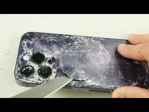 iPhone 14 Pro Hammer & Knife Scratch Test - Will it Survive?