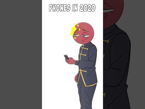 PHONES 2000 VS PHONES 2050 📱 #countryhumans