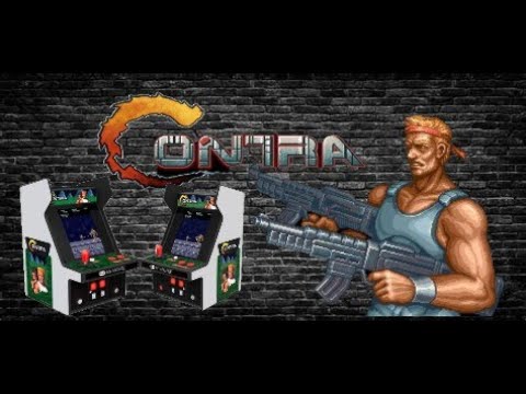 My Arcade CONTRA [Micro Player] with Lighted Marquee. Mini Arcade Machines/Numbskull/Arcade 1UP