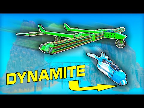 Bombers With Detachable Gliders for EPIC Target Practice! (Trailmakers Multiplayer Gameplay)