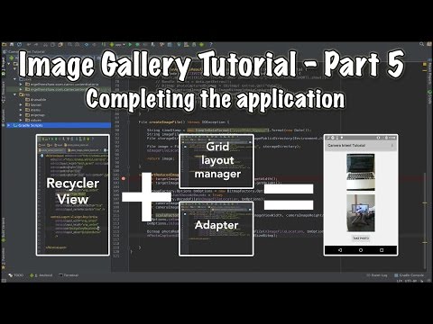 How to create an android gallery app using RecyclerView - Part 5
