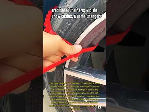 Traditional Chains vs. Zip-Tie Snow Chains: A Game Changer?