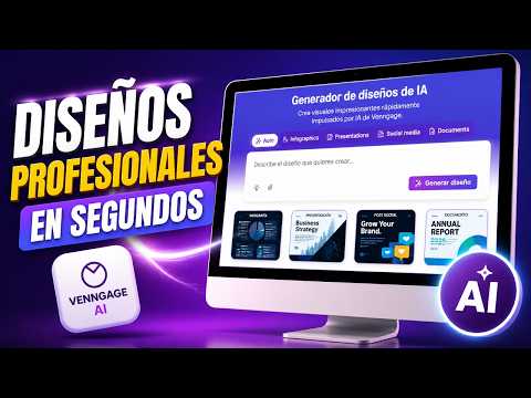 Venngage AI: Cómo usar el Generador de Diseños