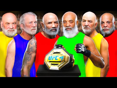 I Created An Oldest Fighters Tournament in UFC 4