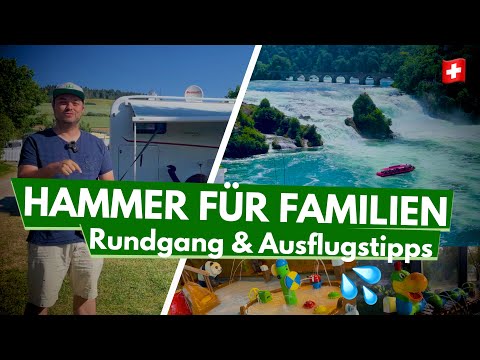 Hegi Family Camping - Best campsite for kids in Southern Germany? Rhine Falls Switzerland & more