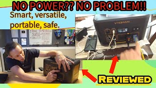 VTOMAN Jump 1800 portable Power Station Unboxing & Review The ultimate power companion