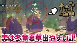 【検証】『新イベクエが実は冬竜夏草でやすい説』を調べたら変なバグが起きて面白すぎたｗ【モンハンワイルズ】