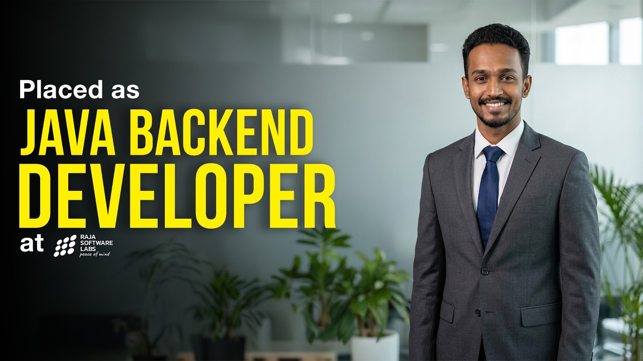 From Zero Experience to Java Backend Developer at Raja Software Labs