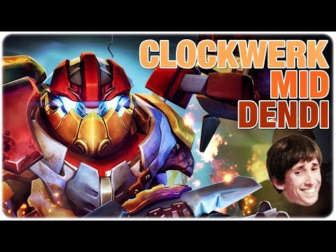 Dendi Iron Man MID Clokwerk Counter Pick Dota 2 Pro Gameplay