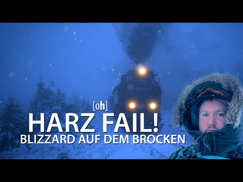 Harz Fail! Blizzard auf dem Brocken - Bodefälle gesperrt - Landschaftsfotografie im Herbst