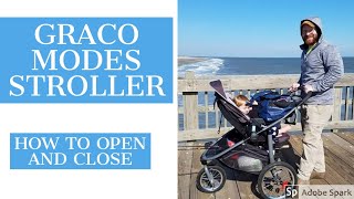 Graco Modes Jogging Stroller  | How to Open & How to Close I Click Connect Travel System