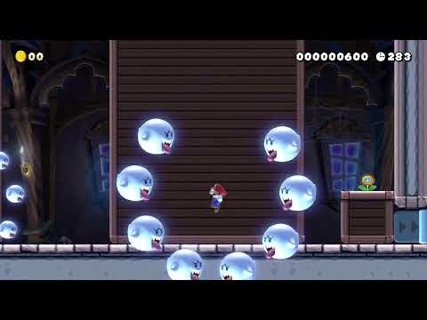 海 3-2 沈没船のお化け屋敷 by {ᐳ&+ 🌎 World Record! 🍄 Super Mario Maker 2 ✹Switch✹ #bdr