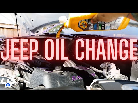 jeep srt oil change