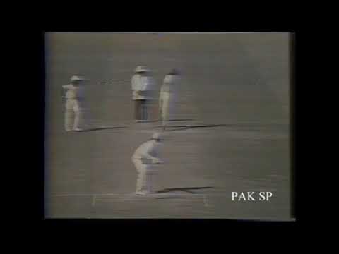 PAK V WI 1ST TEST FAISALABAD 1986