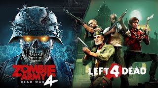 Zombie Army 4 Dead War Left 4 Dead Cross Over Gameplay