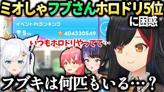 ミオしゃフブキホロドリイベント5位とホロドリ運営さんとの話【大神ミオ/白上フブキ/ホロライブ切り抜き】