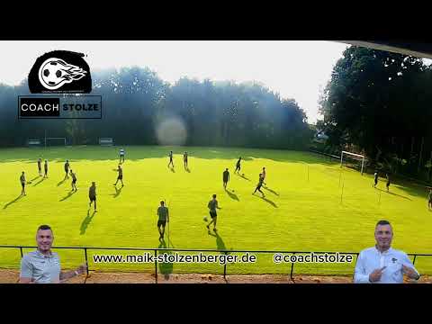 Fussballtraining: Fußballspezifisches Warm up mit Steilpass und Passtor