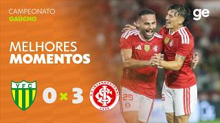 YPIRANGA-RS 0 X 3 INTERNACIONAL | MELHORES MOMENTOS | SEMIFINAL CAMPEONATO GAÚCHO 2026 | sportv