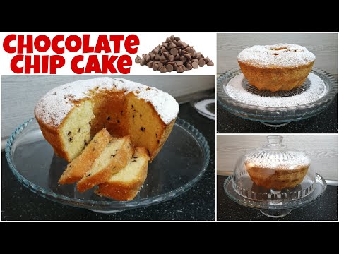 Chocolate Chip Cake moist , rich & delicious recipe created by Tehmina ka kitchen
