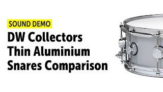 DW Collectors Thin Aluminium Snares Comparison