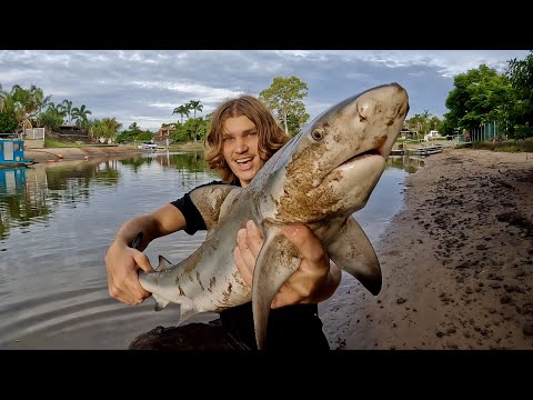 Food Chain Fishing Challenge - TINY Fish to GIANT Fish! (Catch n Cook)