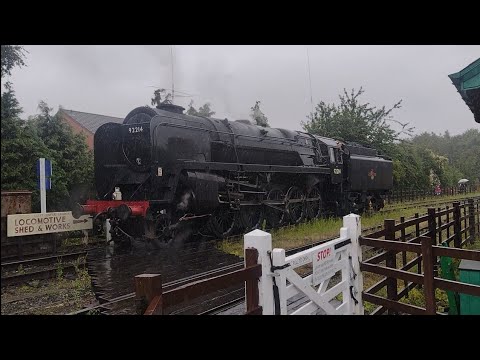 Whoops! We have a slight problem! MEGA 9F WHEELSLIP on the Great Central Railway