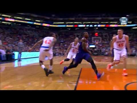 Bledsoe's Posterizing Jam against Knicks! (NYK@Suns - 15/3/2015)