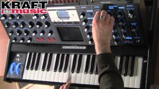 Video thumbnail for Kraft Music - Moog Minimoog Voyager Demo with Jake Widgeon by Kraft Music