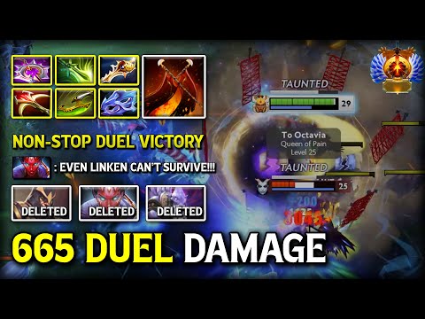 665 DUEL DAMAGE OFFLANE GOD Legion Commander | Max Slotted Build | Non-stop Duel Victory DotA 2