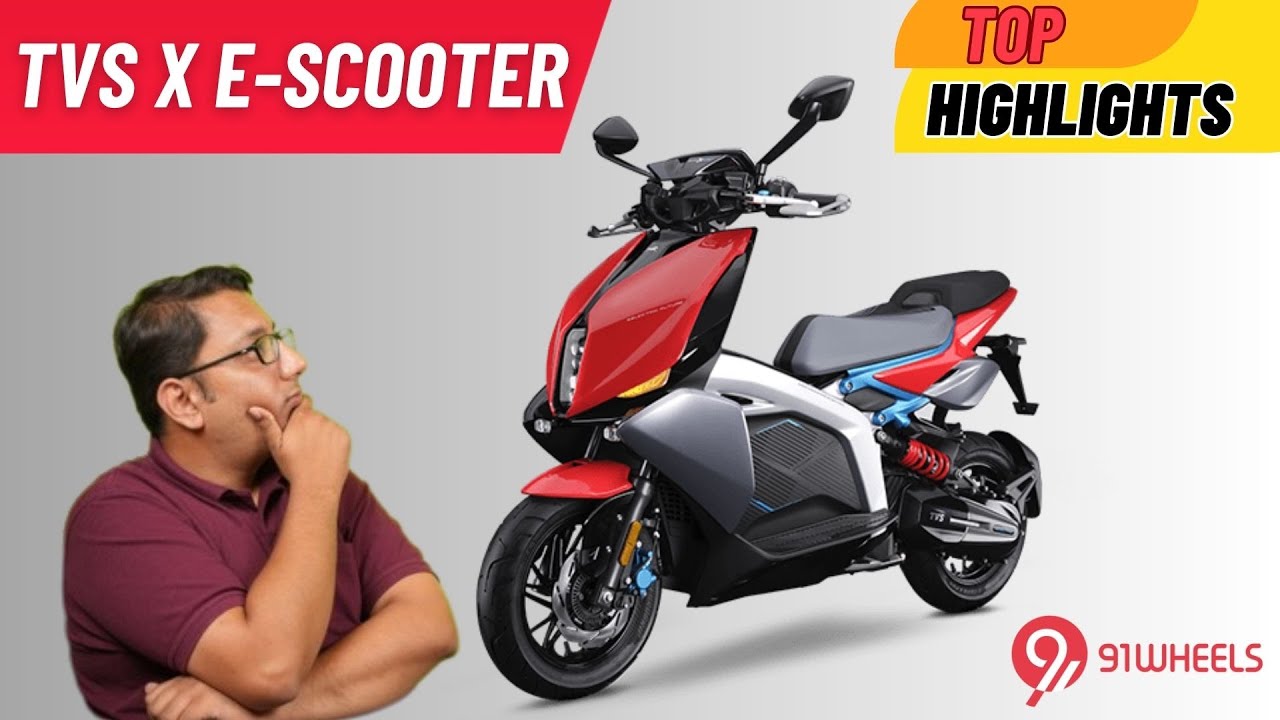 TVS X e-scooter Top Highlights To Know || Is it worth it?