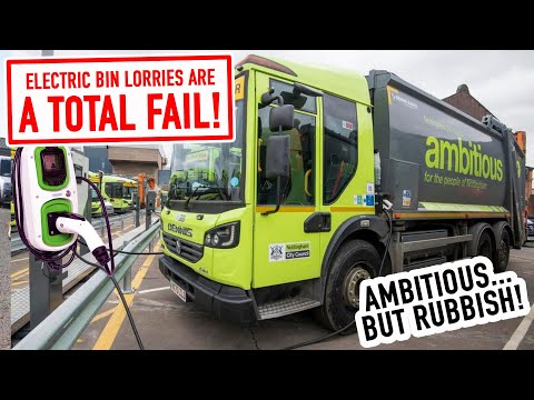 Ambitious but RUBBISH. These EV bin lorries were a TOTAL FAIL 😂😂