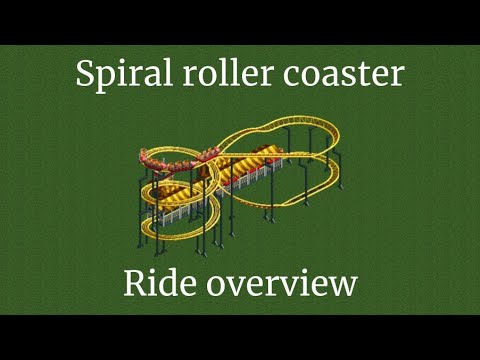RCT2 - Ride overview - Spiral coaster