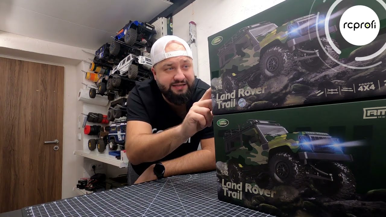 RC auto Land Rover Trail V2 1/12 RTR 4WD, žlutá