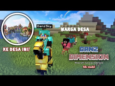 Village Residents in Capital City! - Minecraft Danz's Dimension #4