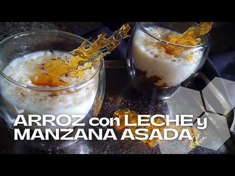 Como preparar ARROZ con LECHE CREMOSO y MANZANA ASADA   ¡La mejor receta! No podrás parar de comerlo