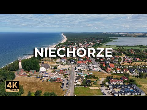 Niechorze z drona – najpiękniejsze widoki polskiego wybrzeża 2025 [4K]