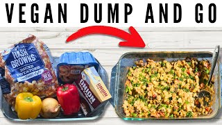 3 of The BEST Dump and Go Vegan Breakfast Casseroles