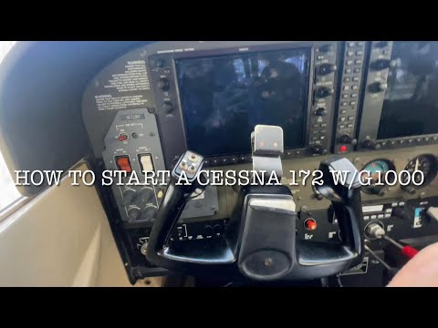 How to START a Cessna 172 W/ G1000!