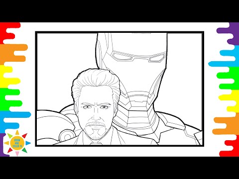 Iron Man Coloring Page | AVENGERS Coloring | JPB - All Stops Now (feat. Soundr) [NCS Release]