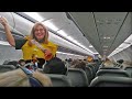 World S Funniest Flight Attendant Leaves Passengers In Hysterics