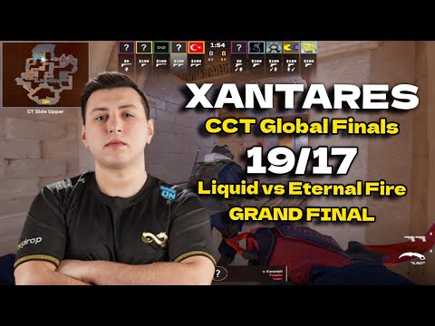 CS2 POV Eternal Fire XANTARES (19/17) vs Liquid (Anubis) @ CCT Global Finals 2024 Grand final