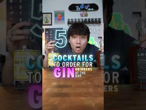 5 Cocktails To Order: GIN #gin #cocktails #bartender #bartending #barchemistry