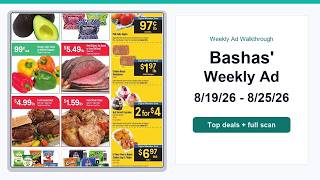 Bashas' Weekly Ad (8/19/26 - 8/25/26) Top Deals