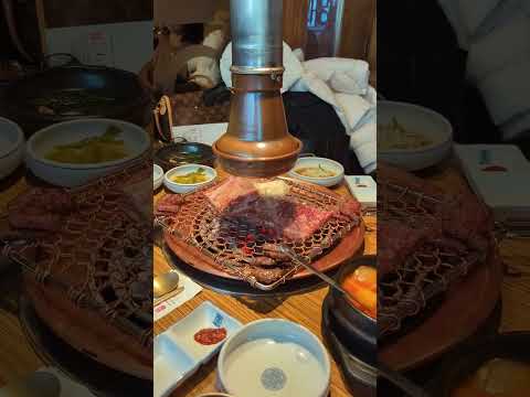 Churrasco coreano em Seul, Coreia de Wangbijib em Myeongdong