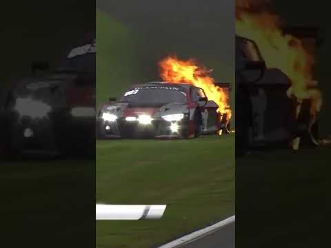 Driver escapes FIREBALL at TotalEnergies 24 Hours Of Spa! 🔥