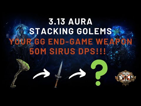 POE Ritual 3.13 | Aura Stacking Carrion Golems | End-Game Weapon