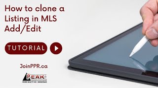 How to Clone a listing in MLS Add Edit 🏡