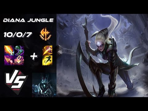JUNGLE Diana vs Karthus - NA Grandmaster Patch 14.9